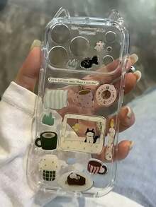 Bộ dán trang trí điện thoại DIY hình gấu, người tuyết, cây cối dễ thương, ngộ nghĩnh, tương thích với iPhone 17 Pro Max 17 Pro 17 16 Pro Max 16 Pro 16 15 Pro Max 15 Pro 15 14 Pro Max 14 Pro 13 Pro Max 12 Pro 12 11. Ốp lưng chống sốc trong suốt hình tai mèo sáng tạo dành cho bé gái. - Hình dán mèo con - Xem 4