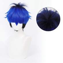 YEWELL Blue 100 Days Role-Playing Headgear Daily Series Japanese Cosplay Headgear Series Multi-Style Interpretation Of Cartoon Anime Suitable For Private Parties Daily Role-Playing Halloween - Blue - View 3