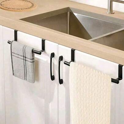 1 pièce Porte-serviettes de cuisine en acier inoxydable sans couture pour salle de bain et cuisine. Rangement pour organiser les armoires, les comptoirs et les petits espaces. Parfait pour la décoration de mariage, les fêtes et les cadeaux d'anniversaire. Accessoire élégant pour le salon, la chambre et l'entrée. Finition durable et résistante à la rouille. Montage facile et design gain de place.