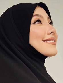 Modest Hijab Full Coverage Breathable Instant Hijabs, Convenient Elastic Sweat-Absorbent Muslim Headscarf For Women, Plus Size - Multicolor - View 9