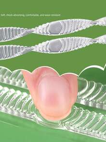 4/8pcs/Pack Transparent Silicone Anti-Slip Strips For Heel Grips And Shoe Pads Avoiding Grinding Feet - Transparent - View 4