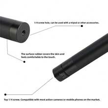 BSLIUFANG Invisible Selfie Stick Bullet Time Set Handle Compatible With Insta 360 X5 X4 GO 3S Ace Pro GO 3 X3 Stick Accessories - View 7