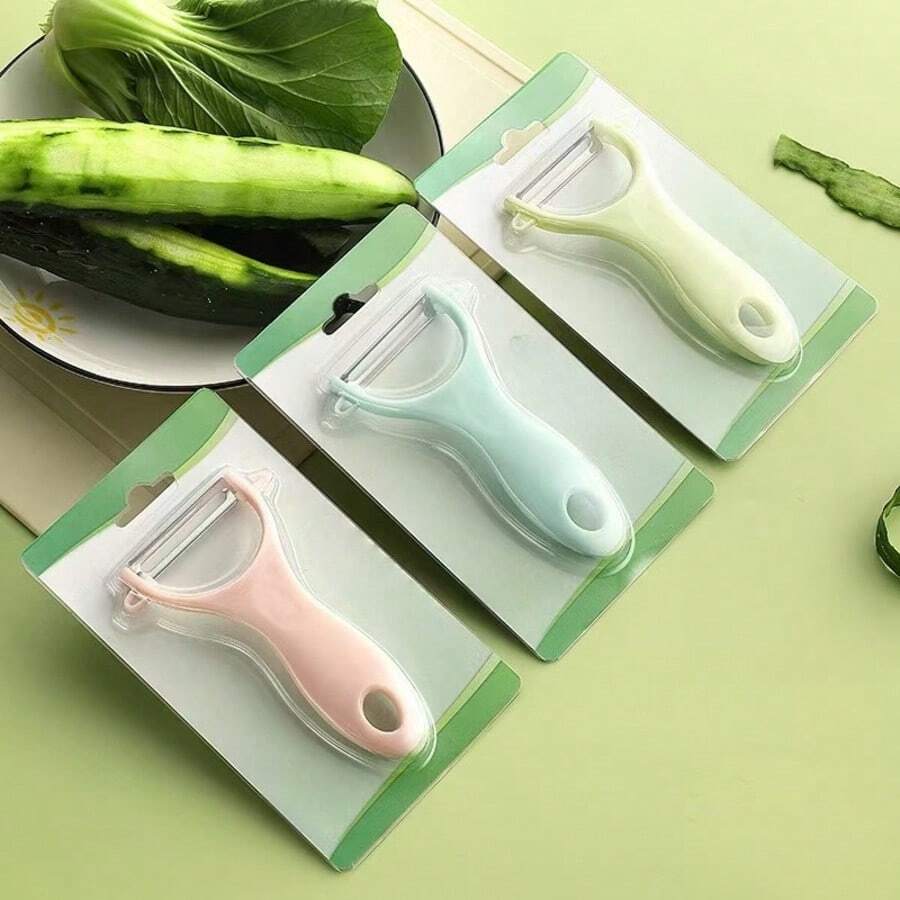 1件装不锈钢厚削皮器，水果蔬菜削皮刀，土豆苹果削皮器 - 均碼 - 查看 1