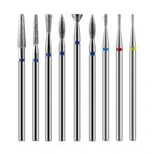 1pc Diamond Nail Drill Bit, Russian Manicure Sanding Head, Cuticle Removal Nail File, Nail Polishing Tool, Nail & Foot Care Accessory - Silver - View 2