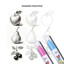 1pc Sketch Practice Notebook, Simple And Easy-To-Use Sketch Instruction, Detailed Tutorial For Human Body Sketching, Beginner-Friendly, Easy Practice, Quickly Develop Sketching Fundamentals (Pen Not Included) - Single Piece - View 5