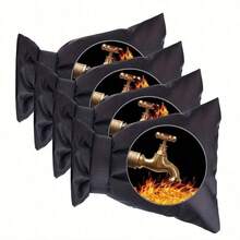 1/3 piezas Cubierta anticongelante para grifo de exterior - Cubierta de aislamiento para grifo de exterior, Calentador de grifo de caravana, Protector de grifo a prueba de heladas, Adecuado para grifos de jardín en clima frío, Protección contra el invierno en el hogar, Protección para climas desérticos, Accesorio esencial para tuberías de agua para prevenir el congelamiento en invierno, Fácil instalación sin herramientas - Negro - Ver 10