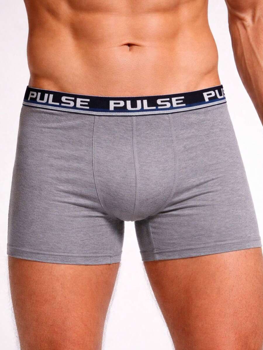 Set Of 5 Men's Cotton Boxer Briefs - Premium Men's Boxer Briefs - 彩色 - 查看 1