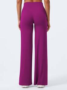 YEOREO Workout Leggings Womens No Front Seam Straight Leggings  31.5" High Waist Buttery Eddiy Gym Yoga Pants Summer Leggings For Women - 紫色 - 查看 6