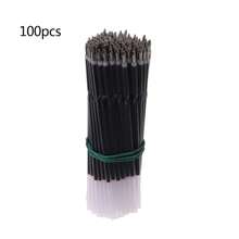 Recambios de bolígrafo de punta media para bolígrafos retráctiles, tinta azul/roja/negra, unidades 05EF - Negro - Ver 8