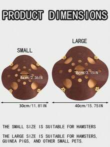 1pc Guinea Pig Hidden Nest Bed, Tunnel Maze Hidden House, Pet Hidden Tunnel, Digging Toy Mat, Hamster Maze Mat, Hamster Play And Hidden House, Multi-Hole Small Pet Nest, Squirrel Maze Tunnel, Small Pet Round House, Felt Multi-Hole Maze, Small Pet Toy. Let Your Hamster Enjoy Happy Playtime In The Game! - View 2