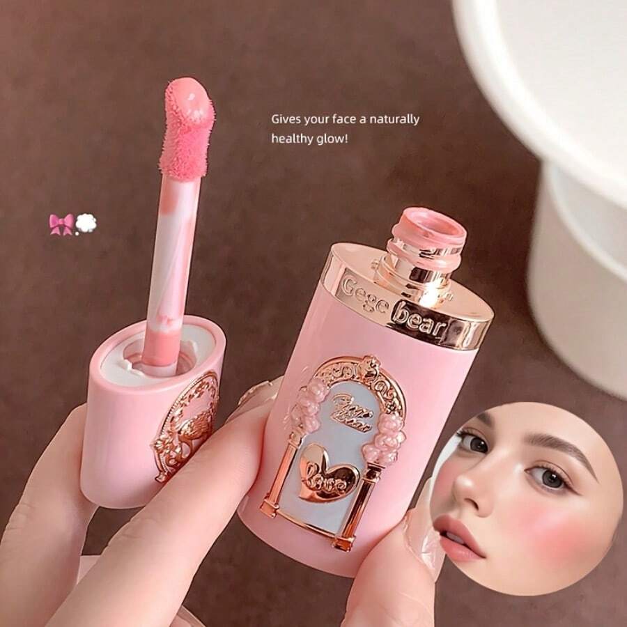 Swan Garden Liquid Blush And Lipstick, Contouring, Natural And Transparent, Low Saturation Natural Tones, Suitable For Daily And Special Occasions, Creating Natural Korean-Style Makeup - Liquid Blushes - 查看 1