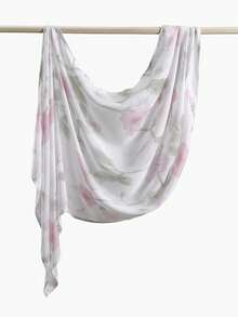 1/2 chiếc Khăn trùm đầu nữ tối giản in họa tiết hoa màu nước, khăn trùm đầu in hình sóng, khăn voan chiffon in kỹ thuật số màu nước, khăn choàng chống nắng đa năng, có thể dùng làm khăn trùm đầu, khăn quấn eo, khăn choàng, phù hợp cho mọi mùa, mặc hàng ngày. - Nhiều màu - Xem 5