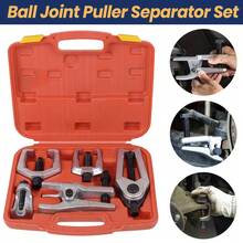 5pcs Ball Joint Tie Rod Set Pitman Arm Puller Remover - A - Übersicht 4
