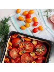 1 pieza Molde cuadrado para pasteles antiadherente de 8 pulgadas, apto para pasteles, brownies, lasaña, etc. Utensilios de hornear de acero al carbono con calentamiento uniforme, fácil de limpiar - Multicolor - Ver 7