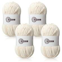 4pcs 2mm Diameter Polyester Chenille Yarn, Soft Material Suitable For Crocheting/Knitting Scarves, Hats, Handbags And Other DIY Crafts - 4pcs - View 22