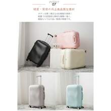 Lightweight, Medium-Sized Suitcase With Charging Port, TSA Lock, Hook-Shaped Feet, Double Casters With Stoppers, Quiet And Smooth Operation, Durable ABS Resin Construction, Large Capacity, Perfect For 4-7 Nights Of Travel, Domestic And International Trips, School Trips, Shinkansen Trains, And More. Stylish And Cute Dividers, Mesh Pockets, And 3-Level Adjustable Handles For Matryoshka Doll Storage. - Green - View 9
