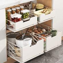 Pull Out Storage Rack, Seasonal Clothing Storage, Drawer Storage, Smooth Pull-Out Deep Cabinet For Effortless Retrieval - Multicolor - View 4