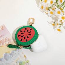 CHARM INFINITE Móc khóa túi xách hình trái cây mini bằng da, mặt dây chuyền túi xách sang trọng dễ thương, phụ kiện trang trí thời trang, quà tặng móc khóa sáng tạo cho phụ nữ, ví đựng tiền xu mini, ví nhỏ, ví đựng tiền xu, phụ kiện dành cho giáo viên, ví dễ thương. - Nhiều màu - Xem 10