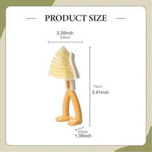 可折叠多功能厨房浴室缝隙清洁刷，可用于洗碗、清洁锅具、擦洗台面 - 三角縫隙刷 - 查看 3