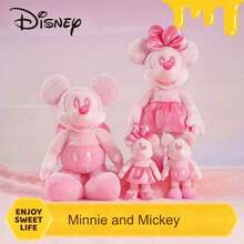 Disney Minnie & Mickey Plush Doll Sleeping Pillow, Birthday/Valentine's Day/Party Gift, Commemorative Souvenir, Suitable For Parent-Child Interaction - Pink - View 3