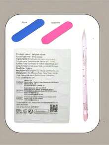 10片方形手工美甲贴片，Y2K 坏女孩风格，裸色和粉色，适合情人节派对和音乐节，适合女性和女孩，包含工具，是送给男士美甲的绝佳礼物，夏季美甲必备。 - 彩色 - 查看 7