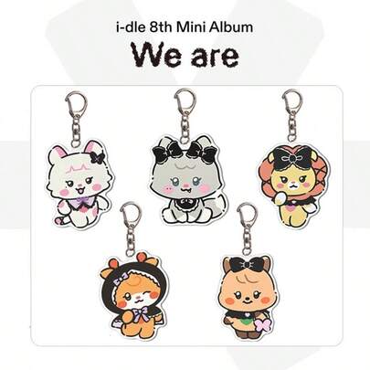 I-D/LE "We Are" Pop-Up Acrylic Keychain, Soyeon GIDLE Idol Group Merchandise Accessory