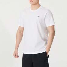 Nike 男士运动服跑步健身训练舒适短袖T恤 BV0508-100 - 白色 - 查看 1