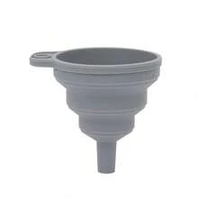 1个汽车发动机油漏斗，通用型硅胶液体漏斗，可折叠便携式汽车换油漏斗，伸缩长颈液体漏斗 - 漏斗 - 查看 14