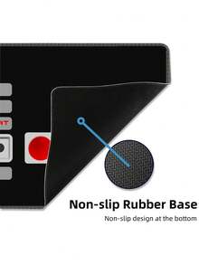 Game Button Expansion Game Mouse Pad, Thick Computer Keyboard Mouse Pad, Non-Slip Rubber Base Sewing Edge Suitable For Office Desktop/Game Home Mouse Pad - View 7