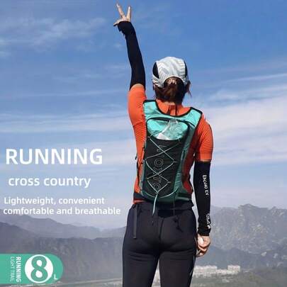 Multifunctional Outdoor Sports Backpack - Lightweight Hiking Daypack With External Straps, Elastic Pocket, Regulation System, Ideal For Cycling, Camping & Travel