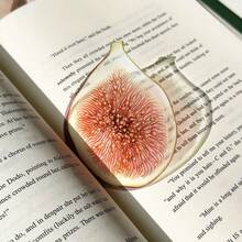 1/11pcs Acrylic Fruit Bookmarks - Watermelon, Apple, Fig, Lychee, Blueberry, Semi-Transparent Fashion Design, Fresh Reading Gift, Suitable For Back To School Season - Fruit Series - View 21