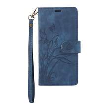 PU Leather Basic Anti-Drop Phone Case With Credit Card Slot, Flip Wallet Style Phone Case - Blue - View 155