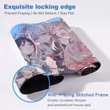 HD Printed Anime Mouse Pad Cute Cosmic Princess Kaguya Iroha Sakayori Yachiyo Runami Non-Slip Keyboard Mat For Geeks And Gamers - LW 4 - Xem 5