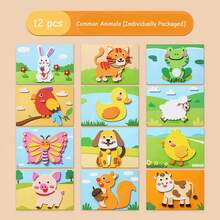 3D EVA Stereoscopic Sticker Craft Kit, Muti-Themed Designs With Pre-Cut Foam Blocks, Stickers & 3D Appliques, Educational Handmade Arts & Crafts For DIY, Single-Use Project Boosts Fine Motor Skills, Early Learning, Ideal Birthday/Early Education Gift - Multicolor - View 15