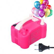 迷你电动气球泵，便携式气球泵，气球派对生日装饰充气泵，适用于各种节日、动物屠宰节、圣诞节、生日派对用品（220V-240V） - 查看 2