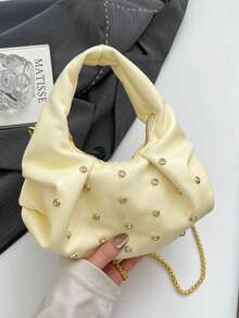 Women's Handbag, Fashion Shoulder Bag For Party - Yellow - View 5