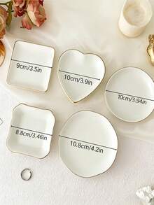 Personalized Jewelry Dish/Bridesmaid Gift/Engagement Ring Dish/Women's Birthday Gift/Graduation Gift/Bridal Shower Gift/Gift For Mom - Multicolor - View 7