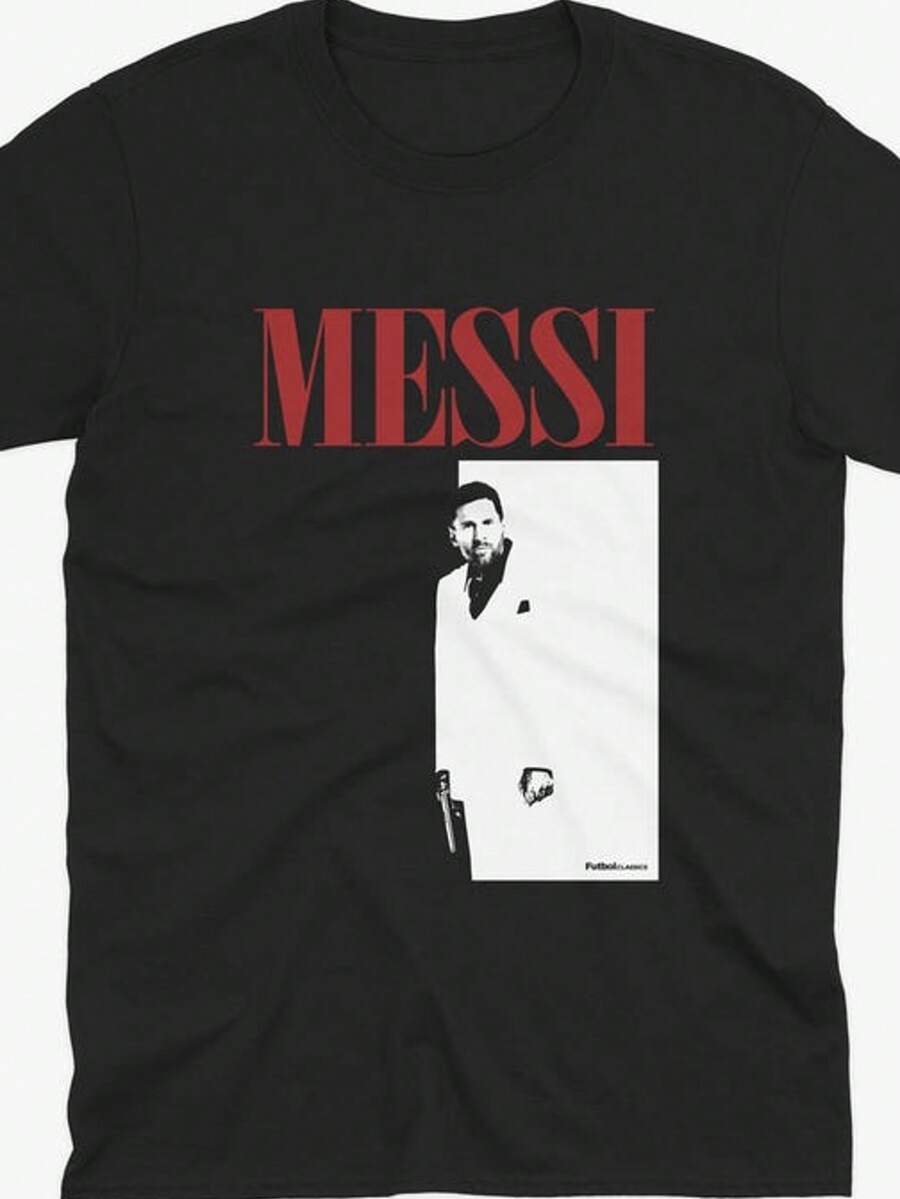 Lionel M Essi T Shirt _ Inter Mia Mi T Shirt _ Miami Shirt _ Inter Mia Mi Gift _ Barc Elona Fan _ Barcel - 黑色 - 查看 1
