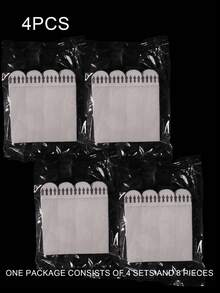 6/1 包（4 对）魔术贴相框挂钩，易于安装的双面胶带，不伤墙面，可重复使用的魔术贴，无需钻孔即可悬挂照片，隐形挂钩，高粘性无残留双面胶带，适用于相框、照片、证书、插座、手机、遥控器和各种家居用品。 - A - 查看 11