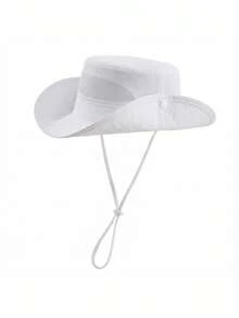 男士夏季防紫外线遮阳帽，透气镂空遮阳帽，渔夫帽 - 彩色 - 查看 40