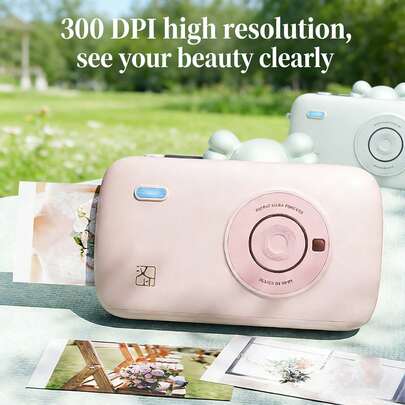 HPRT CP2100 Portable Photo Printer: Dye-Sublimation Full-Color Printing, High-Resolution Image Quality, Inkless Imaging, Clear Photo Detail, Instant Printing, And Stable Data Transfer.