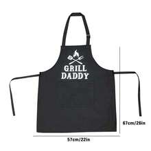 1件/套新款时尚女士烹饪烘焙围裙，防水可水洗，优雅厨房套装，送给母亲、节日、生日、季节的绝佳礼物，独特设计 - 黑色 - 查看 6