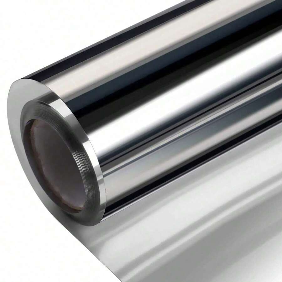 Película Espejo Privacidad Para Ventana Antirayas 5m X 50cm, Aísla el calor y los rayos UV,Película reflectante para ventanas - Negro - Ver 1