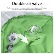 充气床垫、露营床垫、气垫床、超轻户外睡垫、折叠床、徒步睡垫、防潮垫、地垫、野餐垫、圣诞节客人充气垫、车载休息充气垫 - 彩色 - 查看 4