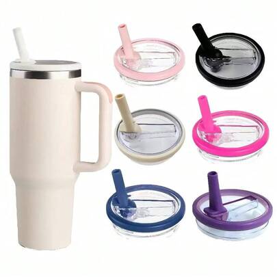 Tampa De Canudo Flip com canudo Para Copo De 1200ML tampa transparente para Garrafa Água térmico