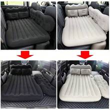 Inflatable Car Air Mattress For SUV Back Seat, Portable Travel Camping Bed With 2 Air Pillows And Electric Pump, Universal Car Sleeping Pad For Road Trips And Outdoor Adventures,Car Accessories,Nflatable Car Bed - màu đen - Xem 9