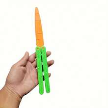 Nexora  3D Gravity Carrot Fidget, Y2K Style Stress Relief Toy - Multicolor - View 2