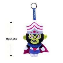 THE POWERPUFF GIRLS 15厘米和25厘米《飞天小女警》电影反派毛绒玩具——莫巴克斯公主和魔人啾啾，送给女孩的绝佳圣诞节和生日礼物 - 彩色 - 查看 12