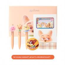 Disney Notebook Set, Cartoon Delicate Planner Diary Notebook Gift Box, Stationery Supplies, Zootopia 2026 New Arrival, Birthday & Back To School Gift - A - View 9