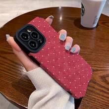 Retro Red-Bottom Heart Phone Case, Camera-Protective Phone Case, Full Coverage Protection, Shockproof And Drop-Resistant, Soft Silicone Protective Case, Compatible With 17/17 Pro/17 Pro Max/16/16 Pro/16 Pro Max/11/12/13/14/15/15 Pro/15 Plus/15 Pro Max/7 Plus/8 Plus/X/Xs Max/Xr/11 Pro/12 Pro/13 Pro/14 Pro/12 Mini/13 Mini/11 Pro Max/12 Pro Max/13 Pro Max/14 Pro Max/14 Plus/6/6s/6 Plus/7/8/SE, Waterproof And Scratch-Resistant, Aesthetic Style, Cute Phone Case, Y2K, Holiday Gift, Gift For A Loved One - 款式9(件) - 查看 1